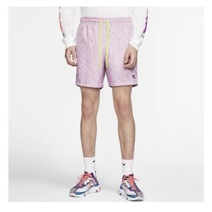Nike NSW Dusty Purple Athletic Festival Wvn Profuse  Shorts Moisture-Wicking